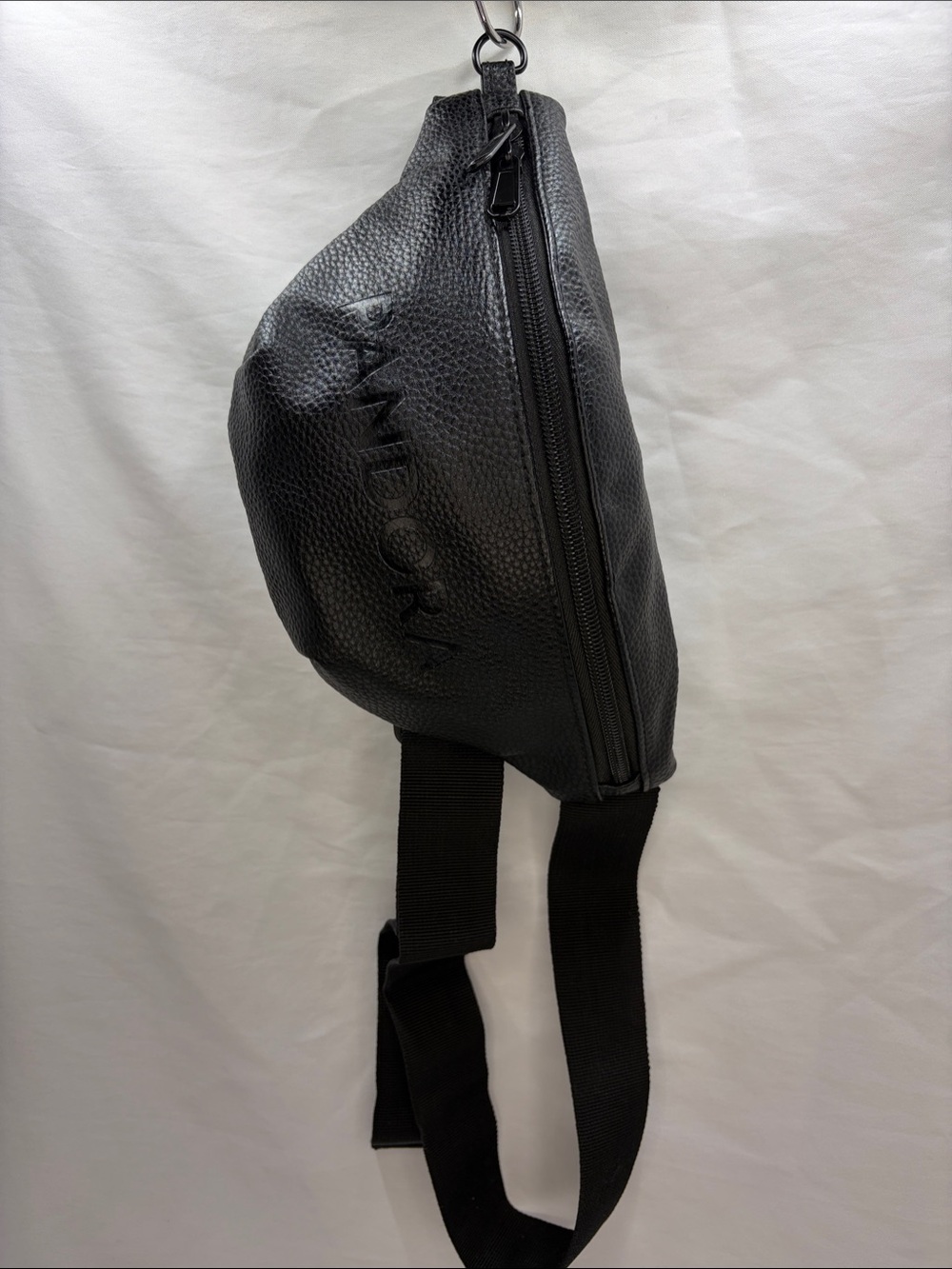 Pandora’s Black  PVC polyester lining waterproof Crossbody Sling Bag